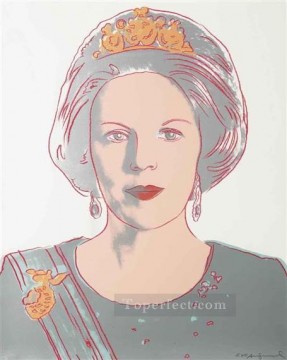 Abstracto famoso Painting - La reina Beatriz de los Países Bajos de los artistas pop reinantes de Queens
